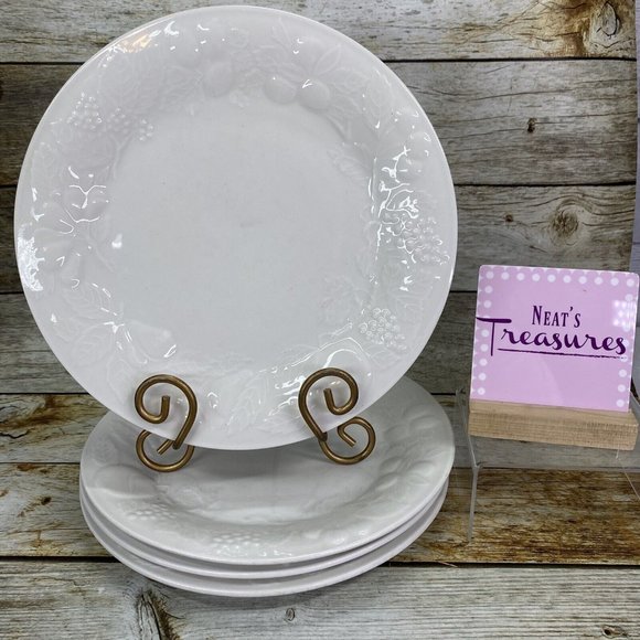 Gibson Dining Gibson Fruit Embossed Fruit White Shades Stoneware 5